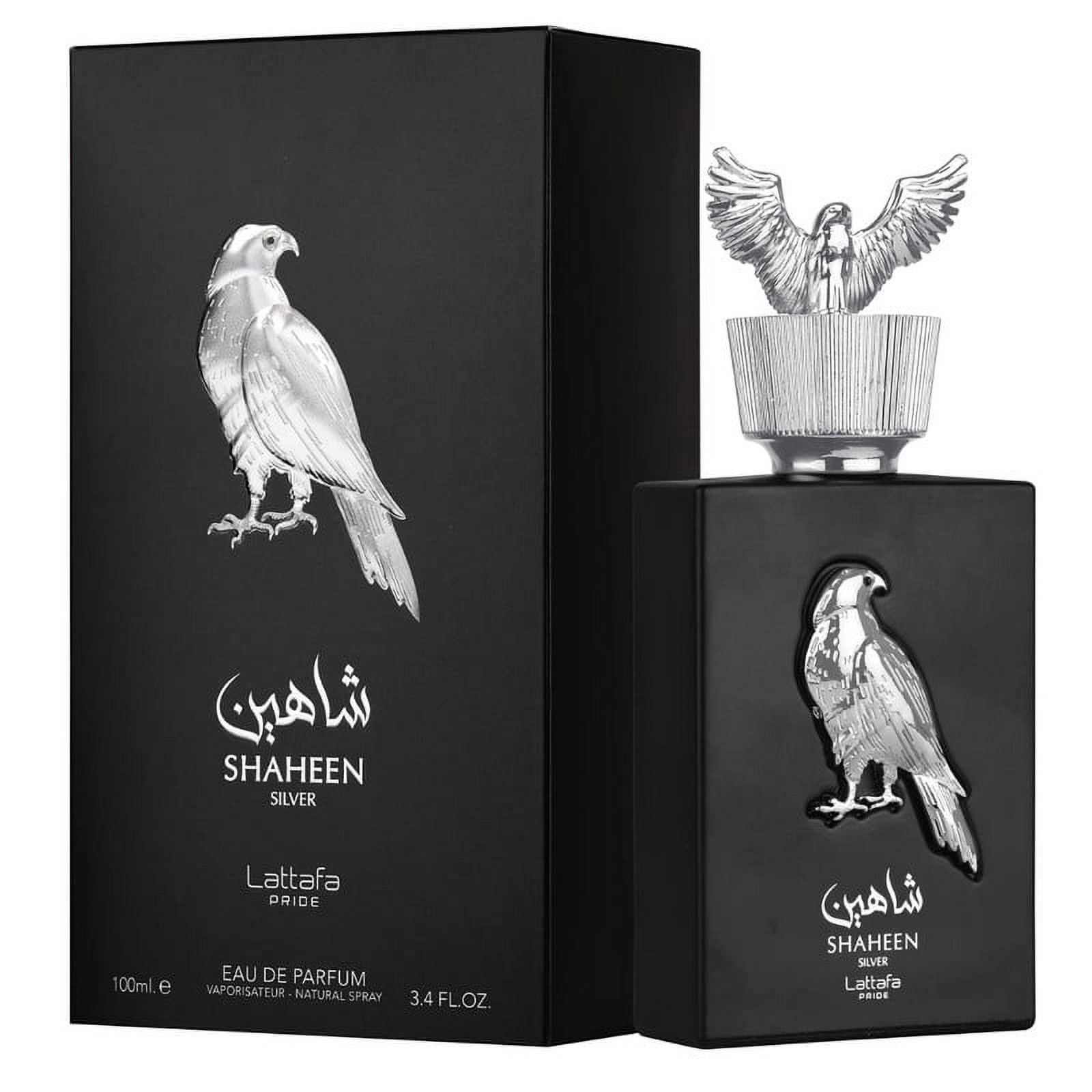 Perfume Lattafa Shaheen Silver Edp 100 Ml - Frescura Amaderada Para Hombre