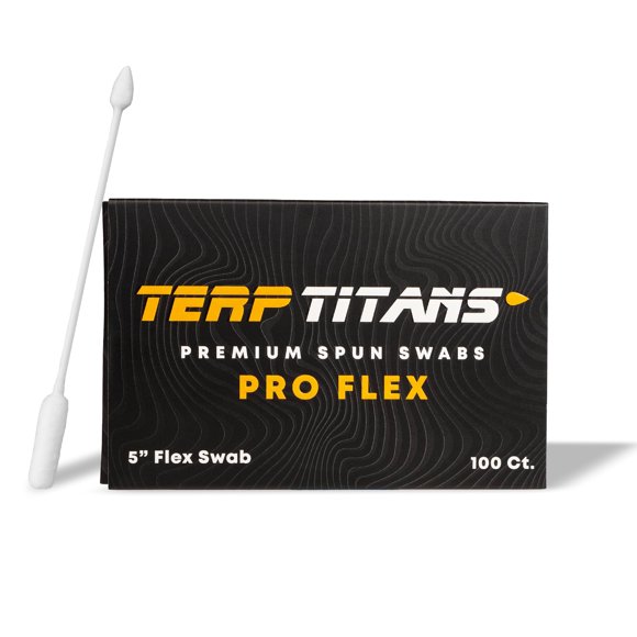 Bastoncillos de algodón TerpTitans Pro Flex flexibles de 5 pulgadas, paquete de 2
