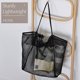 thumbnail image 4 of Bolsa de playa HOXIS Mesh para mujer de nailon y poliéster, 4 of 6