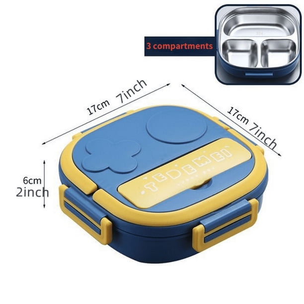 1pc, Portable Stainless Steel Lunch Box - Thermos for School, Camping, and Travel - Perfect for Lunches, Snacks, and Picnics