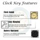 thumbnail image 4 of Reloj de Pared Clockswise 30 cm con Pájaros Cantores Amarillo, 4 of 7