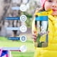 thumbnail image 5 of Max y Ruby Botella de Agua con Tapa Pop Top de Un Toque, Acero Inoxidable, a Prueba de Fugas, para Deportes, Botella Infantil azul 12 oz, 5 of 6