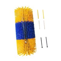 Ioensy - Cepillo Rascador Para Ganado, Rascador Para Vacas, Para Animales De Granja, Jardín, Granja, Amarillo Y Azul