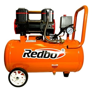 Redbo - Compresor De Aire Silencioso Libre De Aceite Ac 1100*2 25L