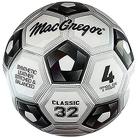 Funda Sintética Cosida Para Balón De Fútbol Macgregor Classic, Talla 4