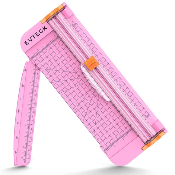 Cortador de Papel Evteck Deslizante de 30 cm con Regla Plegable