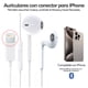 thumbnail image 2 of Audífonos Manos Libres Para iPhone Auriculares Color Blanco 10023, 2 of 8