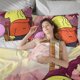 thumbnail image 3 of Smiling Friends Soft 3D Printed Duvet Cover Bedding Set with Comforter Cover 3 Piece Set, 3 of 5