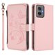 thumbnail image 2 of Funda Cartera Mariposa para [Motorola Moto G55 5G] con Soporte y Cremallera Rosa, 2 of 6