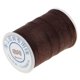 thumbnail image 4 of 1 rollo 150d encerado hilo trenzado de poliéster para diy leathercrafts café, 4 of 5