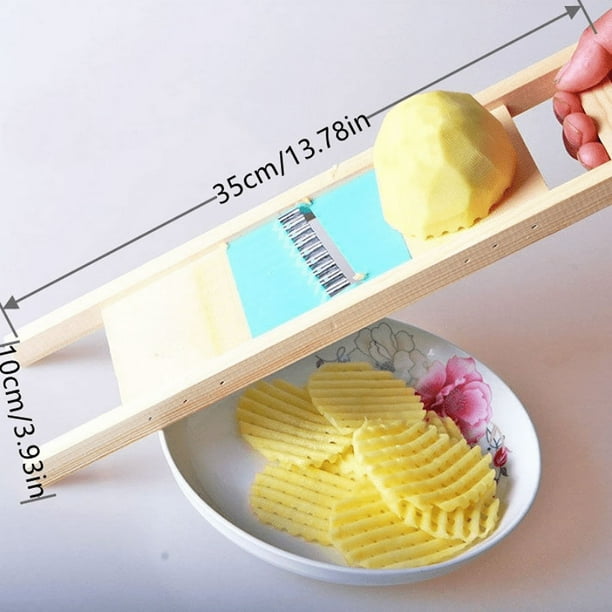 Potato Slicer Cut Potato Grid Artifact Grid Wipe Grid Knife Vegetable Cutter Wave Knife Cut Flower Knife Gadgets Accessories