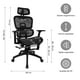 thumbnail image 3 of Silla de escritorio con Reposapies Ergonomus ErgoPro, 3 of 10