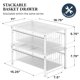 thumbnail image 2 of Cajón Simple Houseware Blanco Apilable 42x28x20 cm, 2 of 8