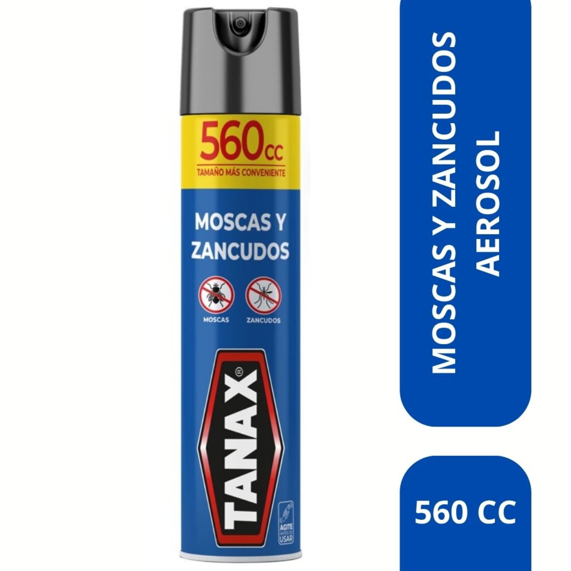 Insecticida Aerosol Mata Moscas Y Zancudos Lata 560 ml Tanax