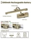 thumbnail image 5 of Luz Inalámbrica para Cuadros DESOOP 12" Recargable Bronce 2W 2700K, 5 of 7