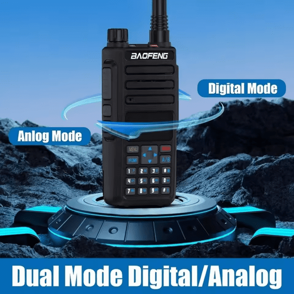 Baofeng DR-1801 Walkie Talkie Profesional DMR Banda Dual con Alta Potencia y Gran Durabilidad ,Muy adecuado para el trabajo y la aventura
