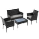 thumbnail image 2 of Set Terraza 4 Piezas Positano Eco Negro, 2 of 8