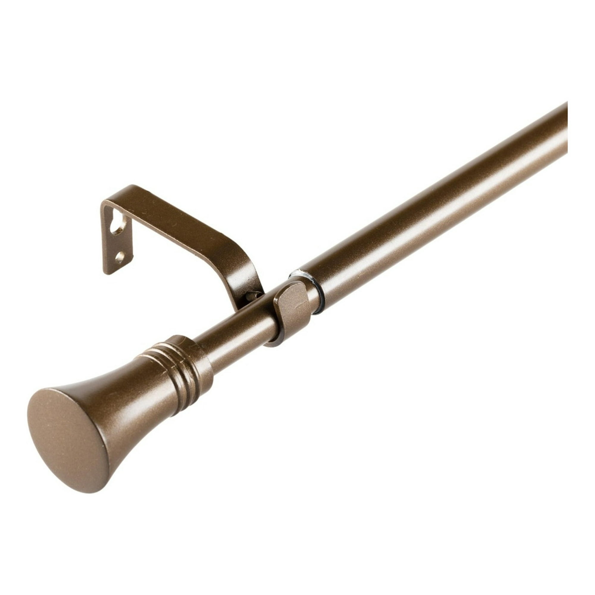 Metalhsa - Set Simple Extensible 120-210 Cm Color Café Terminal Cónico