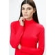 thumbnail image 2 of Camiseta Mujer Elasticada Forro Polar Cuello Beatle 4219, 2 of 3