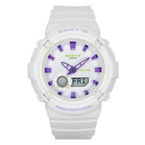 Reloj Casio Baby-G Analog Digital Resin Strap White Dial Quartz Bga-280Dn-7A 100M Women'S Watch