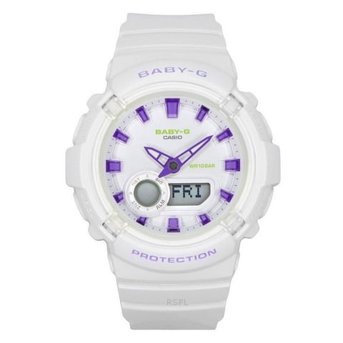 Reloj Casio Baby-G Analog Digital Resin Strap White Dial Quartz Bga-280Dn-7A 100M Women'S Watch