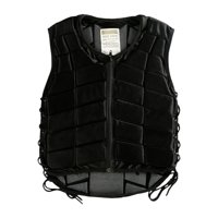 Ioensy - Chaleco Ecuestre Chaleco Para Montar A Caballo Para Niños Y Niñas (Negro) L