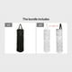 thumbnail image 1 of 1pc Plastic Bag Holder, Waterproof Linen Wall Hanging Grocery Bag Dispenser, Garbage Bag Organizer, 1 of 5