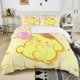 thumbnail image 1 of All Sanrio Characters Printed Bedding Set 3PC 1 Duvet Cover 2 Pillowcases Adult and Children Warm Soft Bedding Set Luxury Gift Bed Sheets, 1 of 5