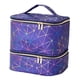 thumbnail image 1 of Bolsa De Transporte De Doble Capa, Cepillos De Almacenamiento, Estuche Organizador De Esmalte De Uñas, Azul Profundo, 1 of 3