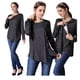 thumbnail image 3 of Polera Lactancia Maternidad Manga Larga Mari negro M, 3 of 6