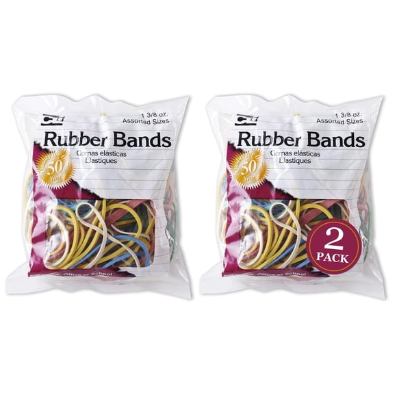 Bandas elásticas Charles Leonard, 40 g, varios tamaños y colores (56385)