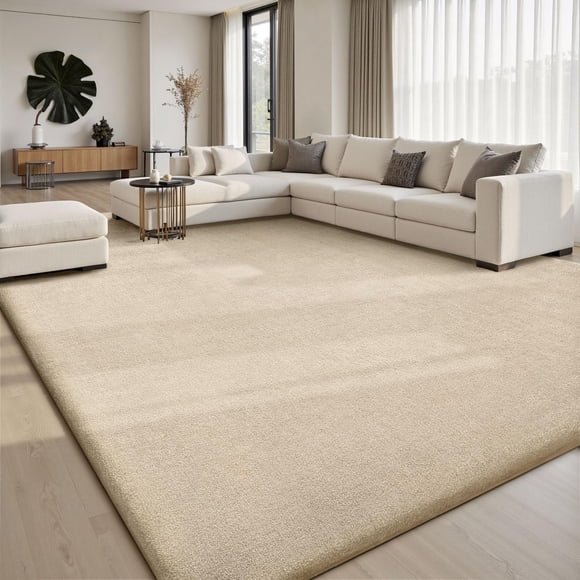 Alfombra Sour Lemon 244x152 cm Beige, suave y lavable