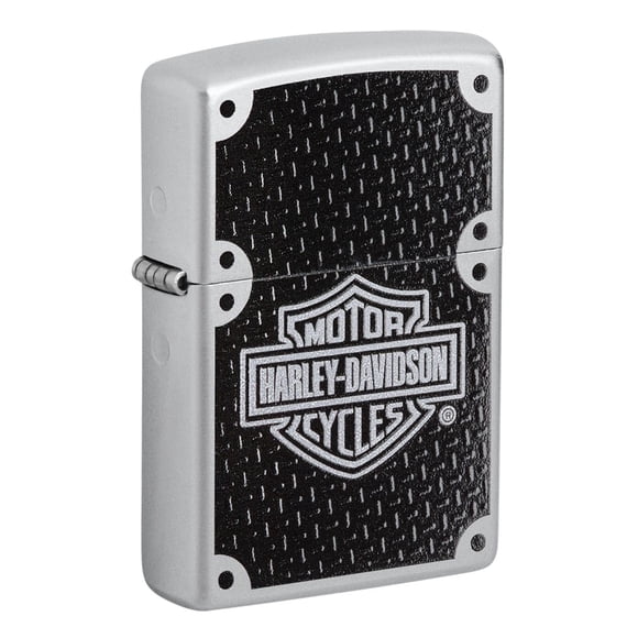 Encendedor Zippo Harley-Davidson Carbon Fiber Plata ZP24025