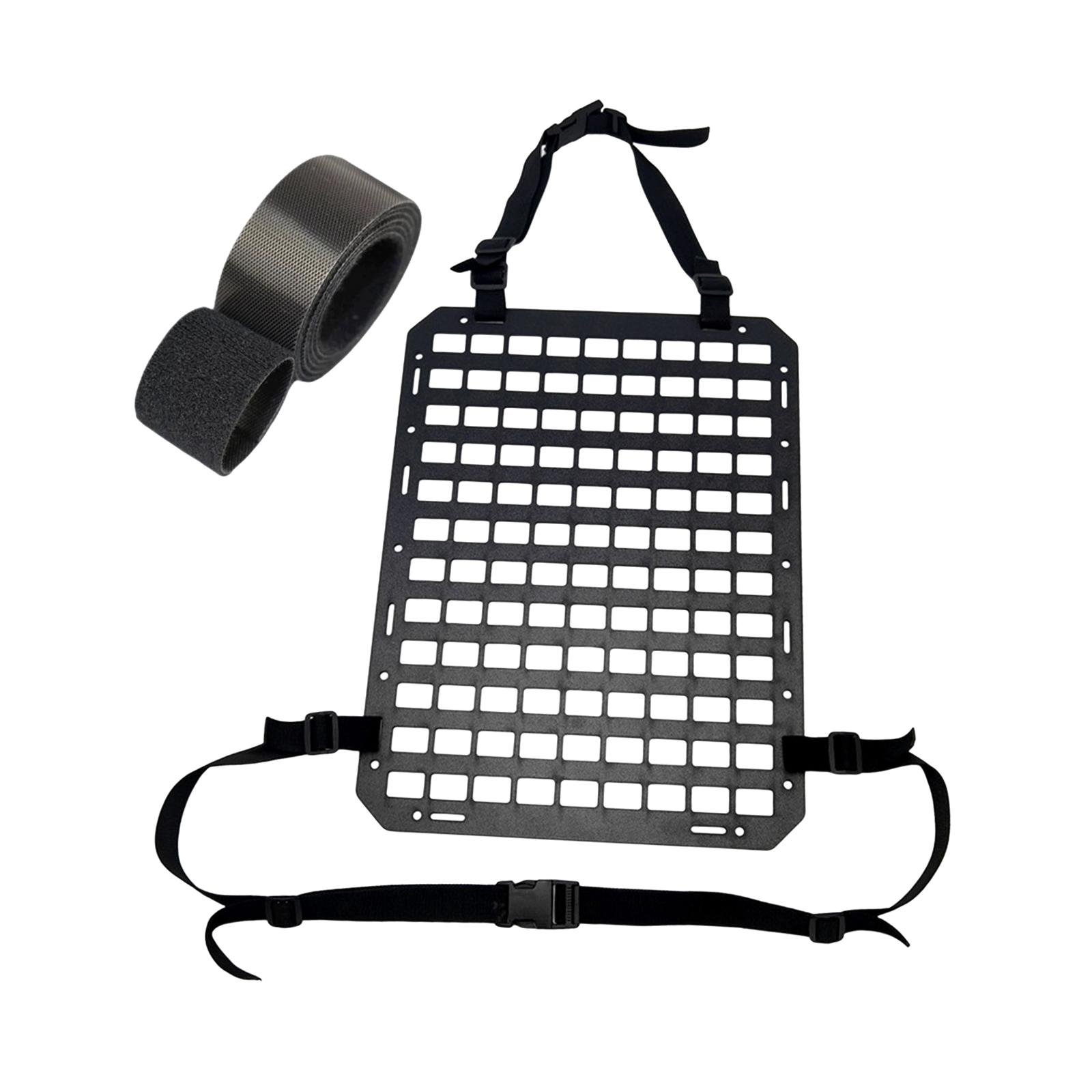 Magideal - Panel Rígido Molle Organizador Para Respaldo De Asiento, Almacenamiento Para Suv, Reposacabezas De Camión, Respaldo Colgante, Accesorios Para