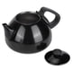 thumbnail image 5 of Tetera de acero inoxidable negra de 1 l para el hogar, para té, café y agua, con asa antiescaldaduras para restaurante., 5 of 8