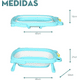 thumbnail image 5 of Tina Sapito Bañera Bebé Plegable + Cojín Reforzado, 5 of 6