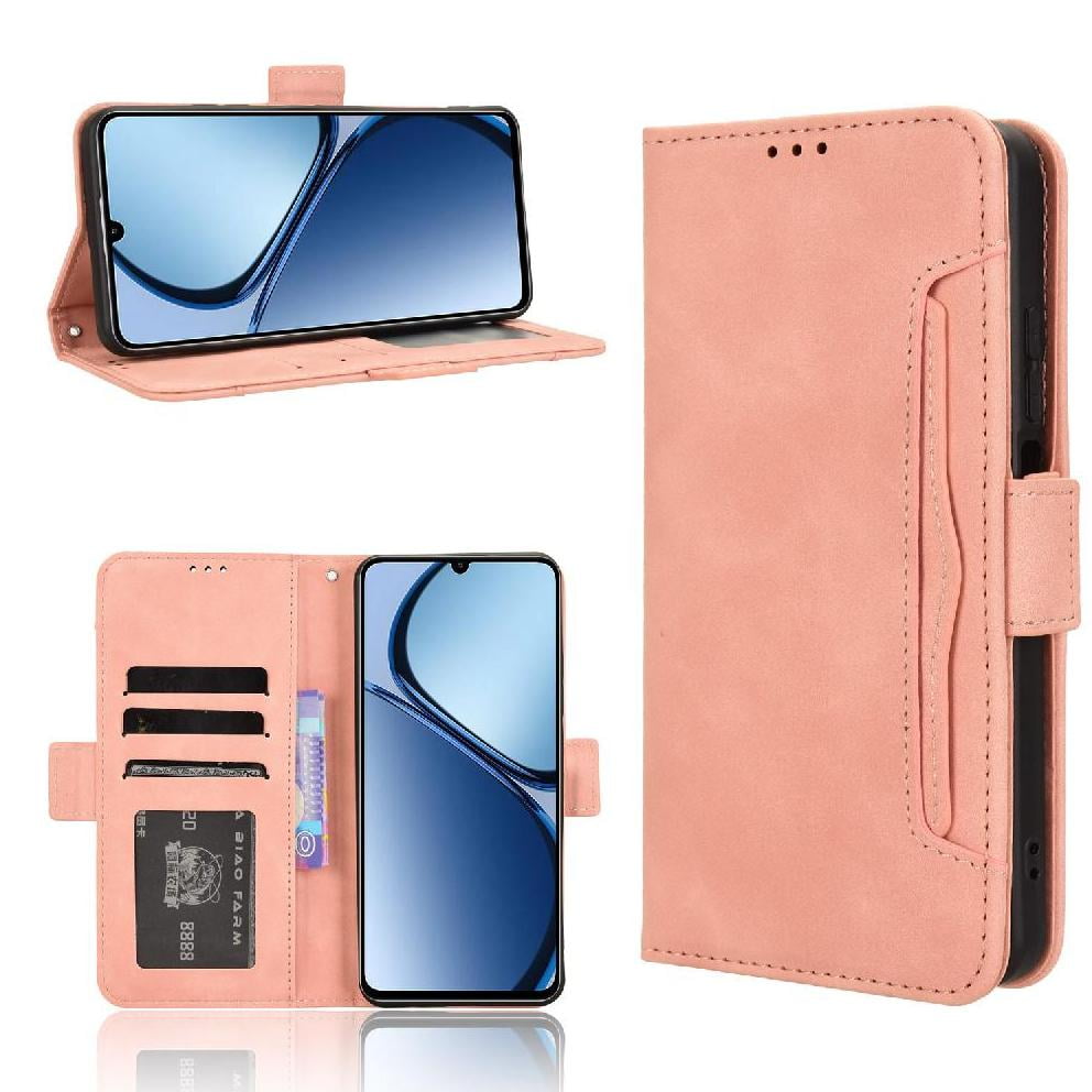 Funda Tipo Billetera FOXDOCK Para Realme C65 4G - Tapa Abatible Con Correa Para Mujer