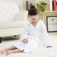 thumbnail image 3 of 1 bata de baño infantil de algodón suave con capucha para niñas., 3 of 8