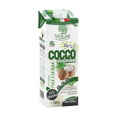 Bebida Vegetal Libre De Gluten Sin Azúcar Soya Coco 1 L Vivicosí