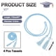 thumbnail image 2 of Uxcell 4Pcs 2026 Borla Graduación 67" Cuerdas de Honor Trenzadas Cielo Azul, 2 of 6