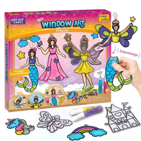 Suncatcher Kit Para Decorar Ventanas Con Forma De Princesa Para Niñas De 6 A 8 Años