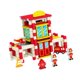 thumbnail image 3 of Casa De Madera Diy Juego De Bloques De Construcción Juguete De Aprendizaje De Ingeniería Estación De Bomberos, 3 of 5