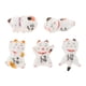thumbnail image 5 of Cute Mini Lukcy Cat Tenedor Resto Animal Palillos Soporte Artesanía Estatuillas para el salpicadero del coche Inicio Coleccionables Ornamento Postura 2, 5 of 5