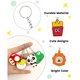 thumbnail image 2 of Llaveros GADMEXILY de Silicona, 100 Piezas para Fiesta Infantil, 2 of 3