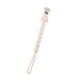 thumbnail image 5 of Chupete Clip Cadena De Cordón Para Regalo De Cumpleaños Baby Shower Recién Nacido Niños Niñas Blanco, 5 of 5