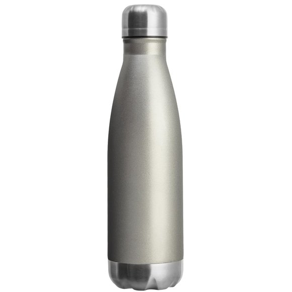 Botella de Agua MEWAY 500 ml Acero Inoxidable Gris Frío