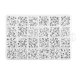 thumbnail image 5 of 1200x Cuentas De Letras Del Alfabeto Cuentas Del Alfabeto Para Fabricación De Joyas Decoración DIY Negro, 5 of 5