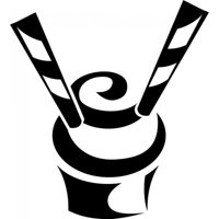 Rienda Libre Graphics - Decomural Cupcake Dessert Cake Kitchen Cafe Ws-18011