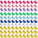 thumbnail image 1 of 100 piezas Mini Resina Ducks fo Manualidades, Multicoloed Miniature Ducks, 8 Colos Tiny Ducks Miniature Figures fo Aquarium Garden Landsgorae Onahombrest Potted Decoations Flower DIY Family School, 1 of 7