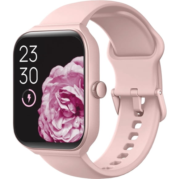 Smartwatch TOOBUR Mujer Alexa 1.95 Fitness Tracker Rosado